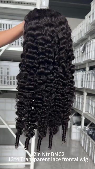 Burmese Curly Realistic Knotless 13x4 Lace Front Wig